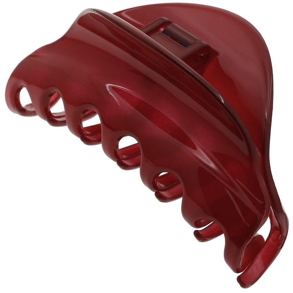 Paris French Hair Clip for Women for Thick Hair for Long Curly Wavy Hair, Red, G